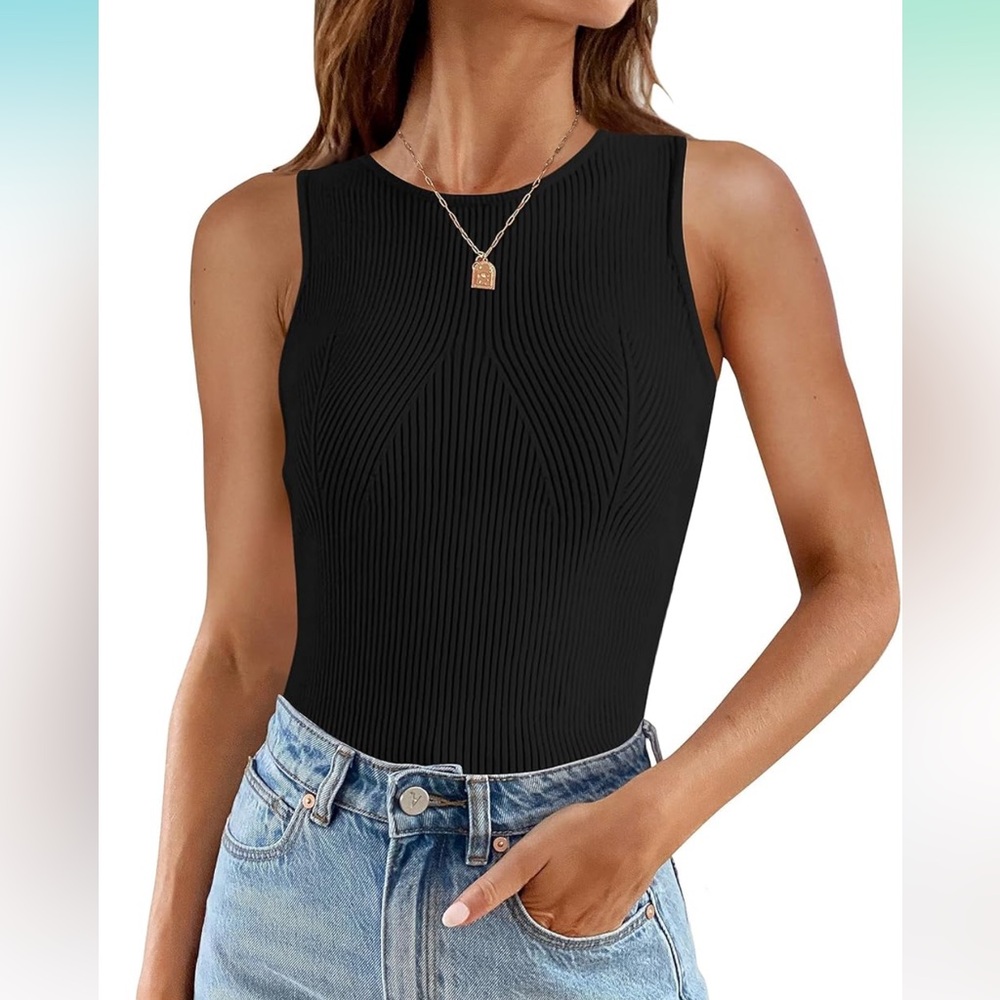 Womens Ribbed Tank Top